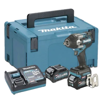 Llave de Impacto / Motor BL / Cuadro 1/2" / 4 Velocidades / 40V / 2 Baterías 4.0Ah / Maletín