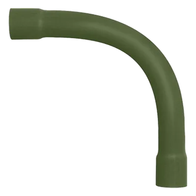 Curva Conduit PVC / 1/2" (13 mm) / Tipo Ligero / Celda 12454 / Autoextinguible / Bajo Concreto