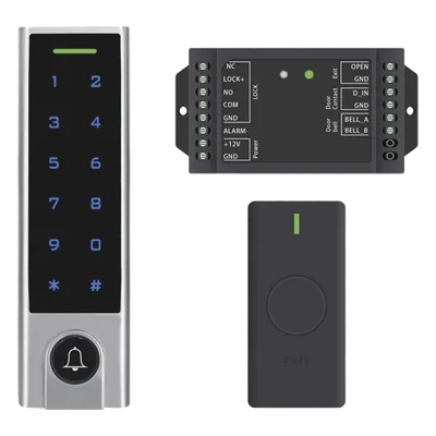 Controlador de Acceso con Teclado Inalámbrico / IP65 / 1000 Tarjetas / 125 kHz / 433 MHz / 30 m (98.4 ft) / -40 a 60 °C