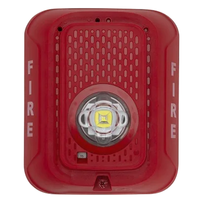 Lámpara Estroboscópica LED / Candela Seleccionable hasta 185 cd / 24 Vcd / Montaje en Pared / Sin Sirena / UL Fire