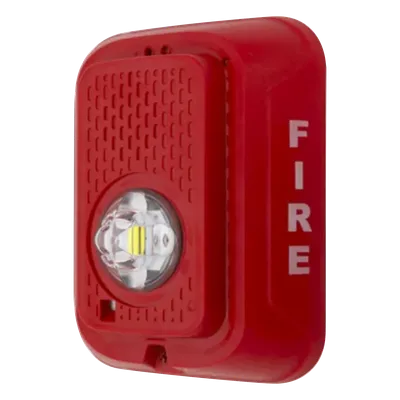 Lámpara Estroboscópica LED / Candela Seleccionable hasta 185 cd / 24 Vcd / Montaje en Pared / Sin Sirena / UL Fire
