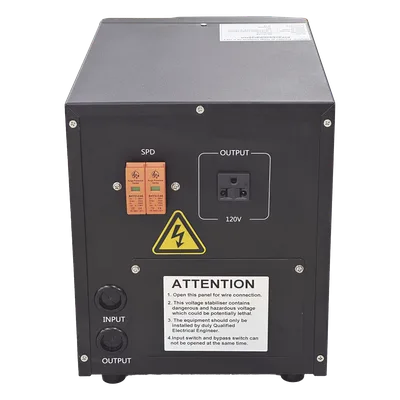 Regulador de Voltaje Industrial Monofásico / 3 kVA / 3 kW / Entrada 96-144 Vca / Salida 117.6-122.4 Vca / Estabilización ±2% / Eficiencia 98%