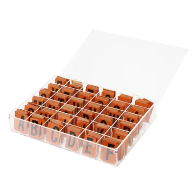 Kit Etiquetas Reflectivas / 900 Piezas / Acrílico Grado Exterior / 1.0' x 1.5' / -40°C a 71°C
