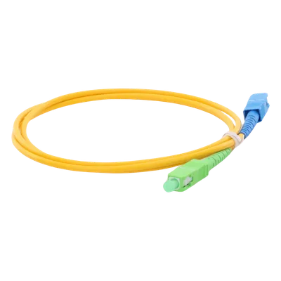 Jumper de Fibra Óptica / Monomodo OS2 G.652D / SC/APC-SC/UPC / Simplex / 1 m (3.28 ft) / Forro PVC 2 mm