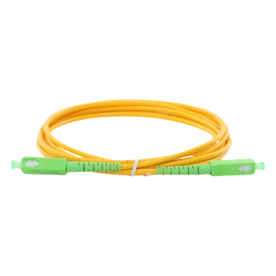 Jumper de Fibra Óptica / SC/APC-SC/APC / Monomodo OS2 / Simplex / 3m (9.84 ft) / PVC 3mm