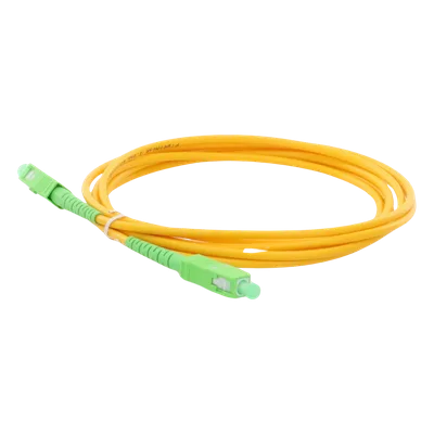 Jumper de Fibra Óptica / SC/APC-SC/APC / Monomodo OS2 / Simplex / 3m (9.84 ft) / PVC 3mm