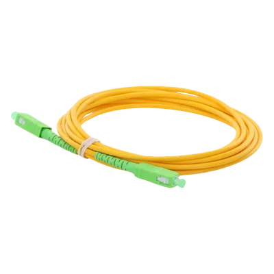 Jumper de Fibra Óptica / SC/APC-SC/APC / Monomodo OS2 / Simplex / 2 m (6.56 ft) / 3 mm