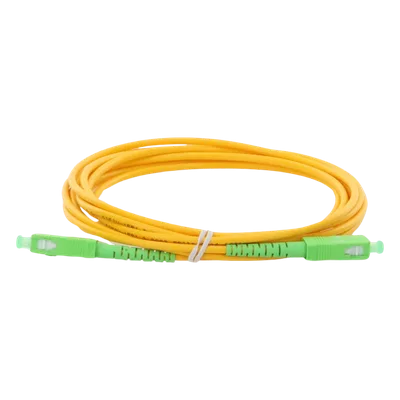 Jumper de Fibra Óptica / SC/APC-SC/APC / Monomodo OS2 / Simplex / 2 m (6.56 ft) / 3 mm