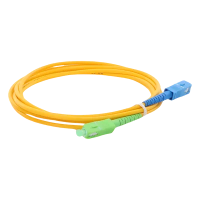 Jumper de Fibra Óptica / Monomodo OS2 G.652D / SC/APC-SC/UPC / Simplex / 2 m (6.56 ft) / 3 mm