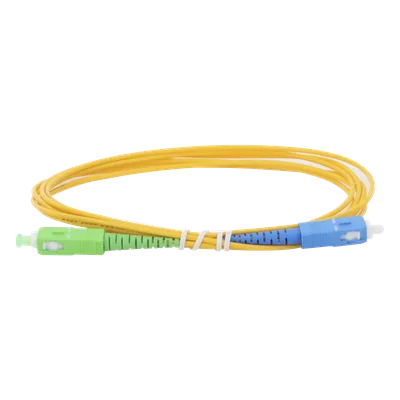 Jumper de Fibra Óptica / Monomodo OS2 G.652D / SC/APC-SC/UPC / Simplex / 2m (6.56 ft) / Forro PVC 2mm