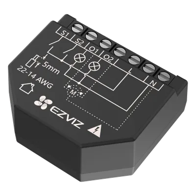 Relevador Wi-Fi Inteligente / 2 Salidas para Apagadores / Control de Iluminación / Registro de Consumo / 100-240 VCA