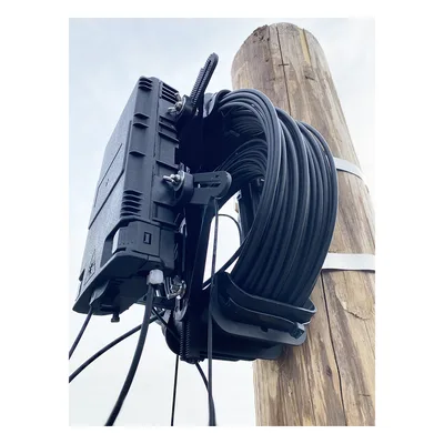 Bracket de Montaje / Bastidor en X / 4 Puntos de Fijación / Compatible 90% Cajas de Empalme / Plástico UV / 2 Piezas