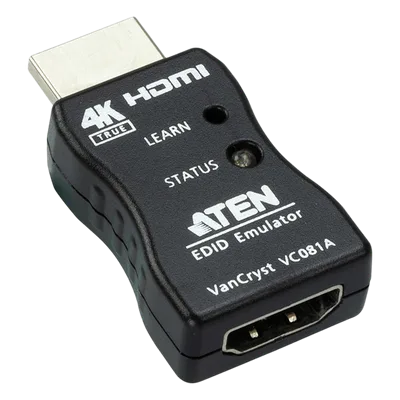 Emulador EDID HDMI / 4K UHD 3840x2160@60Hz 4:4:4 / Almacenamiento EDID / Interruptor de Aprendizaje / Diseño Compacto