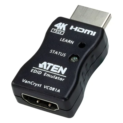 Emulador EDID HDMI / 4K UHD 3840x2160@60Hz 4:4:4 / Almacenamiento EDID / Interruptor de Aprendizaje / Diseño Compacto