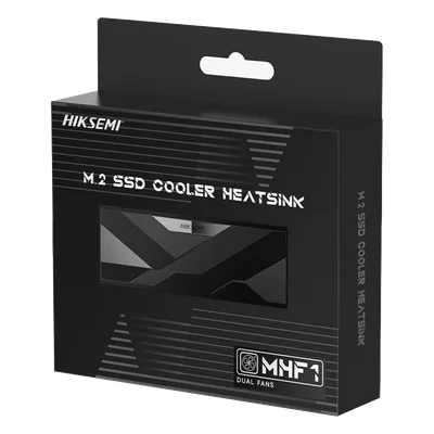 Disipador Activo M.2 / Reducción ≤30°C / Ventilador PWM 4 Pines / Aluminio / 73 x 22 x 9 mm