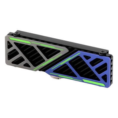 Disipador Pasivo M.2 2280 / Reducción de Temperatura ≤25°C / Aleación de Aluminio / Compatible PC y PS5 / 73 x 22 x 9 mm