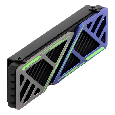 Disipador Pasivo M.2 2280 / Reducción de Temperatura ≤25°C / Aleación de Aluminio / Compatible PC y PS5 / 73 x 22 x 9 mm