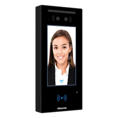 Frente de Calle IP / Pantalla Táctil IPS 5" / Doble Cámara 2 Megapixel / Reconocimiento Facial / Bluetooth y NFC / IP65