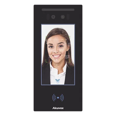 Frente de Calle IP / Pantalla Táctil IPS 5" / Doble Cámara 2 Megapixel / Reconocimiento Facial / Bluetooth y NFC / IP65