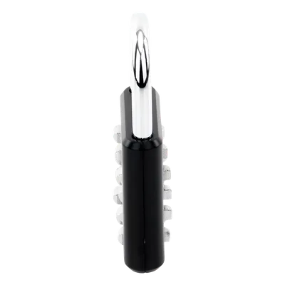 Candado Digital de Combinación / 100,000 Combinaciones / Cuerpo 35/40 mm / Acero Cromado / Sin Llave / Anti-corrosión