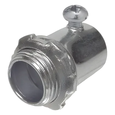 Conector para Pared Delgada / 1/2 in (13 mm) / Acero / Tornillo de Fijación / 21.79 mm x 35.99 mm / 0.042 kg (0.093 lb)
