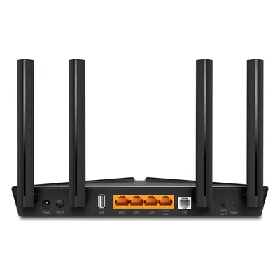 ONU/ONT GPON / Wi-Fi 6 AX1800 / 4 Puertos LAN Gigabit / 1 Puerto FXS VoIP / 1 Puerto PON SC/APC / EasyMesh