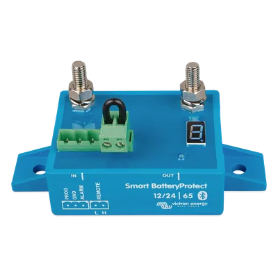 Protector de Batería / 12/24 V Auto-detección / 65 A / Bluetooth / Protección Sobretensión / Li-ion Compatible