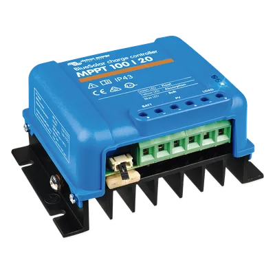 Controlador de Carga Solar MPPT / 20 A / 12/24/48 Vcc Automático / Eficiencia 98% / Rango -30°C a 60°C (-22°F a 140°F) / VE.Direct