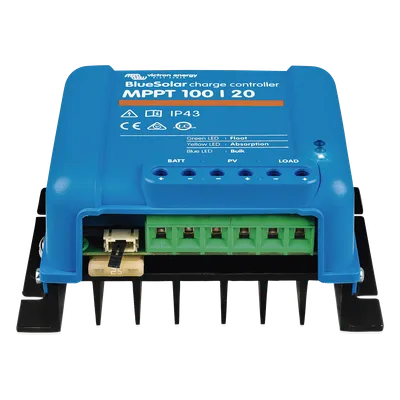 Controlador de Carga Solar MPPT / 20 A / 12/24/48 Vcc Automático / Eficiencia 98% / Rango -30°C a 60°C (-22°F a 140°F) / VE.Direct