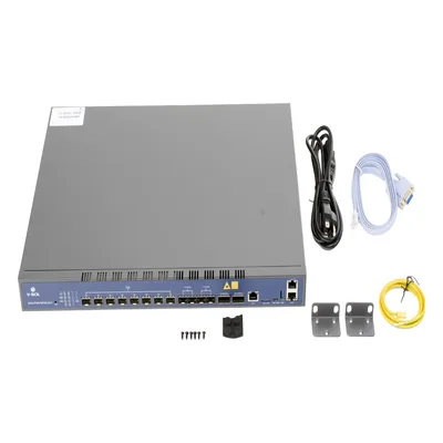 OLT / 2 Puertos XGSPON/GPON / 4 Puertos Uplink RJ45+SFP/SFP+ / 512 ONUs / 20 km / 19" Rack / 1.45 × 0.66 × 0.14 pies