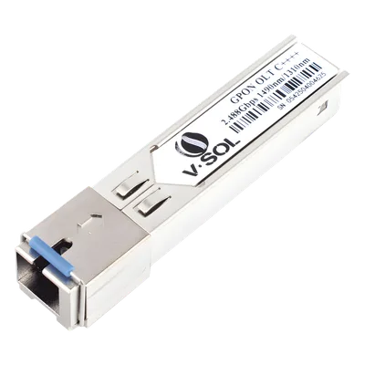 Módulo SFP GPON / Clase C++++ / 2.5 Gbps TX / 1.25 Gbps RX / Alcance 20 km (65,616 ft) / 9 dBm Potencia Óptica / DDM Digital