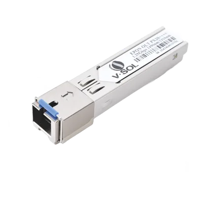 Módulo SFP EPON / PX20++++ / 1.25 Gbps Simétrico / Alcance 20 km (65,616 ft) / Potencia Óptica +9 a +13 dBm / SC/UPC / Longitud de Onda TX 1490nm RX 1310nm