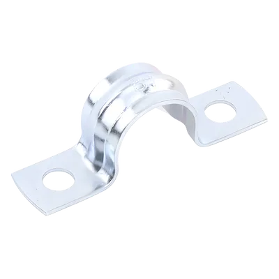 Abrazadera Omega / Conduit 3/8" (9.52 mm) / Acero 0.9-1.2 mm / Carga 30 kg / Cincado 5 Micras