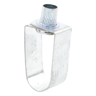 Abrazadera Tipo Pera / 1/2" (22 mm) / Carga 100 kg / Tuerca 3/8" / Monobloque Sin Tornillos / Cincado Electrolítico 5 micras