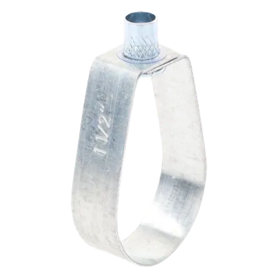 Abrazadera Tipo Pera / 1 1/2" (50 mm) / Carga 236 kg / Tuerca 3/8" / Monobloque Sin Tornillos / Cincado Electrolítico 5 micras