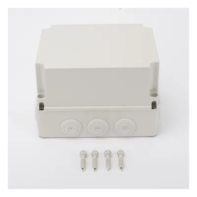 Caja de Derivación IP / 12 Glándulas Recortables / IP55 / Rango Térmico -40 a 120 °C / 190 x 240 x 165 mm (7.5 x 9.4 x 6.5 in) / Protección EMI y Antiestática