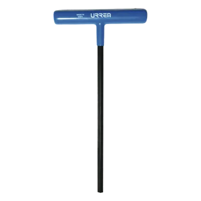 Llave Hexagonal Tipo T / Métrica 6 mm / Longitud Total 9' (228.6 mm) / Maneral 4' (101.6 mm) / Acero Anticorrosivo
