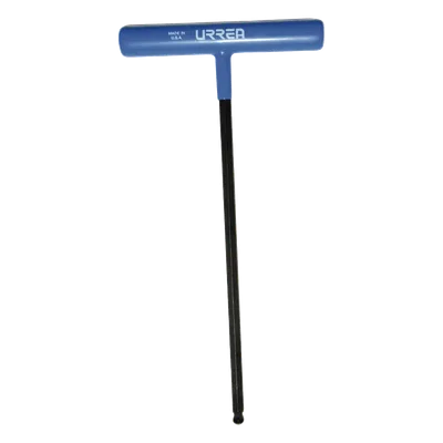 Llave Hexagonal Tipo T / Punta de Bola 6 mm / Longitud 9" (228.6 mm) / Mango Ergonómico Antideslizante / Acero Profesional