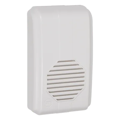 Receptor Inalámbrico para Timbre / Alcance 150 m (492.1 ft) / Frecuencia 433 MHz / Volumen Ajustable 64-88 dB / 10 Tonos Seleccionables / UL/cUL y FCC