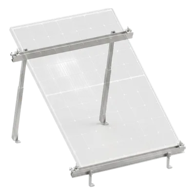 Montaje para Panel Solar / Riel de 1.4 m (4.6 ft) / Aluminio Anodizado / Resistencia al Viento 136 km/h / Aterrizaje Integrado / Módulos 35 mm