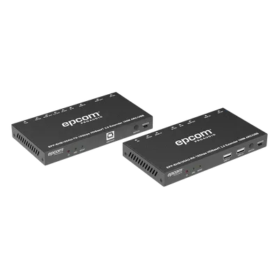Extensor HDMI HDBaseT / 4K2K@60Hz / HDR 4:4:4 / 18 Gbps / Alcance 100 m (328 ft) / USB KVM / IR Bidireccional / PoC / HDCP 2.2