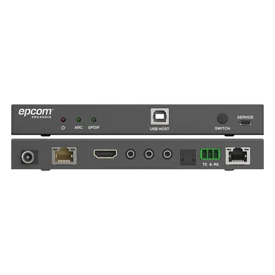 Extensor HDMI HDBaseT / 4K2K@60Hz / HDR 4:4:4 / 18 Gbps / Alcance 100 m (328 ft) / USB KVM / IR Bidireccional / PoC / HDCP 2.2