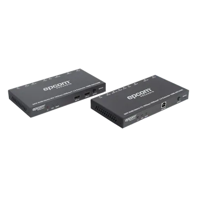 Extensor HDMI HDBaseT / 4K2K@60Hz / HDR 4:4:4 / 18 Gbps / Alcance 100 m (328 ft) / USB KVM / IR Bidireccional / PoC / HDCP 2.2