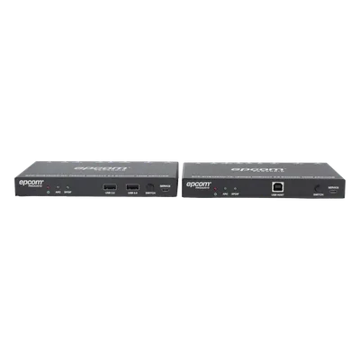 Extensor HDMI HDBaseT / 4K2K@60Hz / HDR 4:4:4 / 18 Gbps / Alcance 100 m (328 ft) / USB KVM / IR Bidireccional / PoC / HDCP 2.2