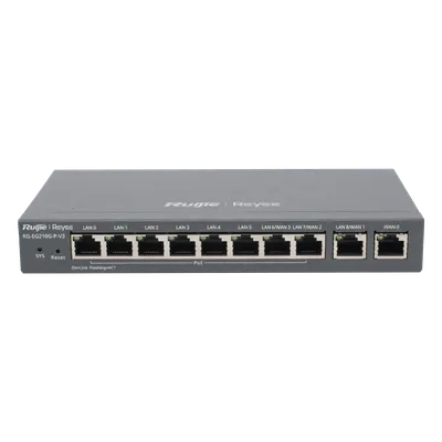 Router Balanceador SD-WAN / 10 Puertos Gigabit / PoE+ 110W / 4 ISP / 1 Gbps / 200 Clientes