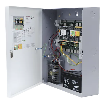 Controlador de Acceso IP / 2 Puertas / 4 Lectores / PoE / OSDP v2 y Wiegand / Expansible a 36 Puertas / AES-256 / UL 294