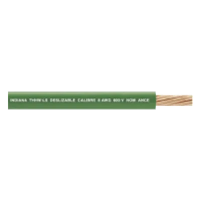 Cable Eléctrico / 6 AWG / 1 Conductor / Cobre / THW-LS / 19 Hilos / Verde / 300 m / 984 pies