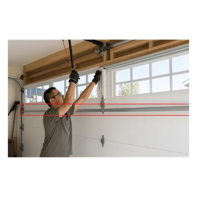 Soporte de Refuerzo para Puerta de Garage / Acero Galvanizado Calibre 22 / 16 pies (52.5 ft) / Instalación Rápida / Uso Residencial Intensivo