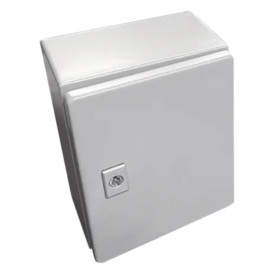 Gabinete de Acero / NEMA 4 - IP66 / 30x30x20 cm / 12x12x8 pulgadas / Platina / Certificado UL