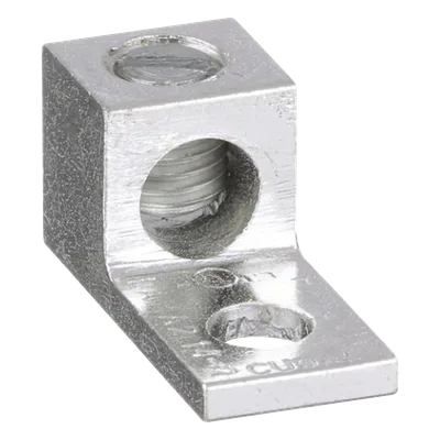 Conector Mecánico de Aluminio / Un Orificio 1/4" / Un Barril / Cable 14 a 2 AWG / 600 V / 90°C